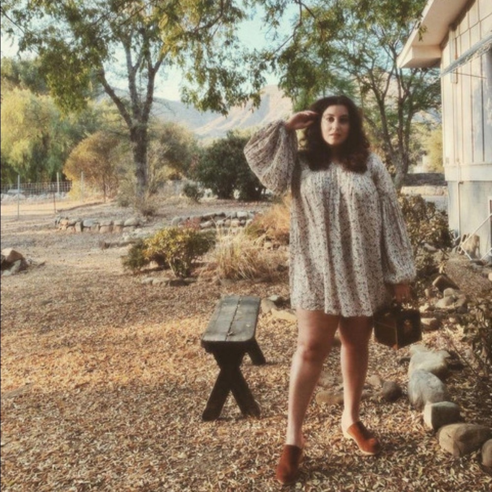 Doen Anouk Clog In Cognac Suede 38 - image 2